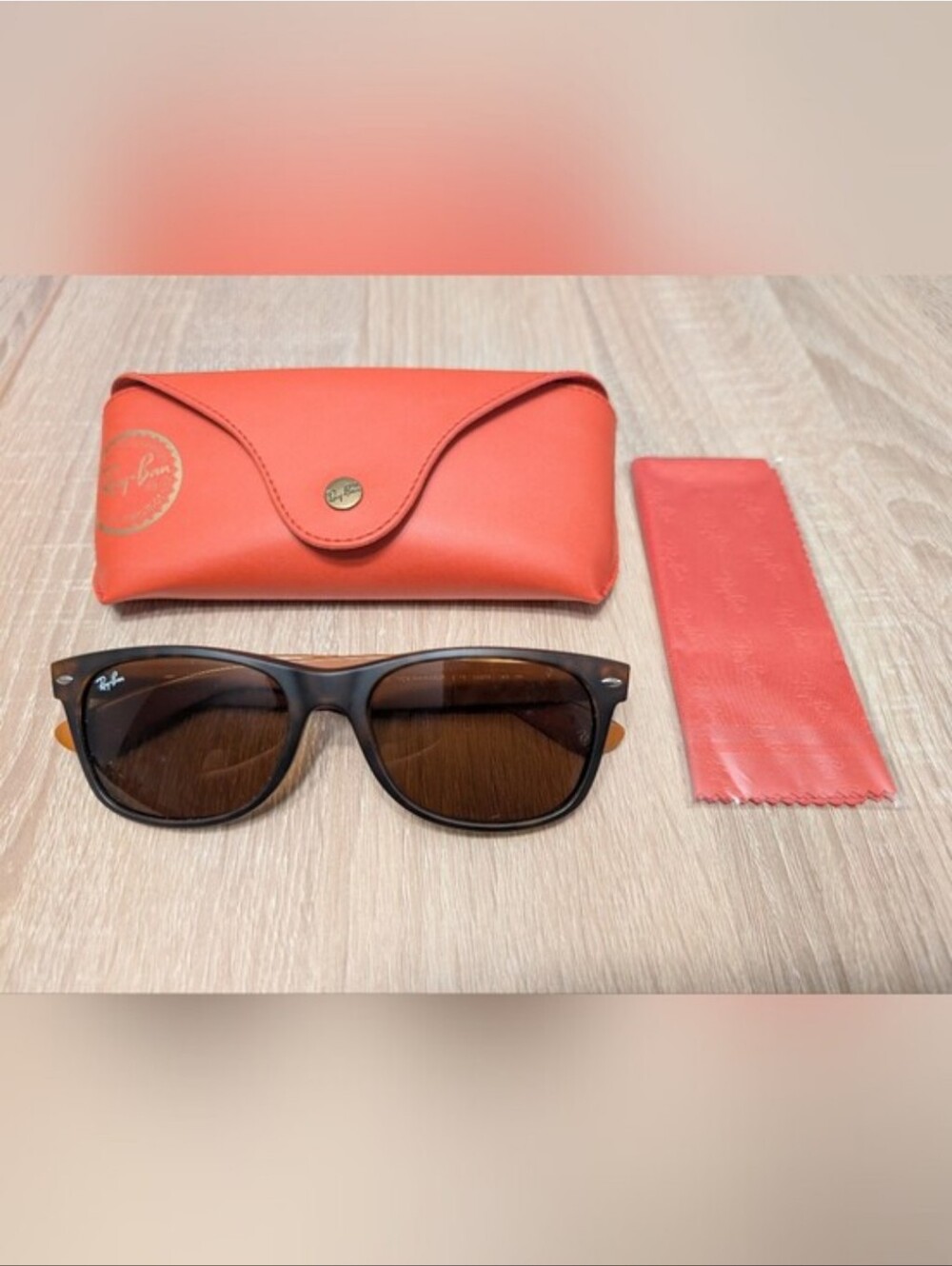 Ray-Ban New Wayfarer Bicolor Matte Havana Sunglasses